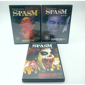 Festival Spasm, Action, Volumes 1 /2/3 (DVD) : Série‎ Québécoise VG